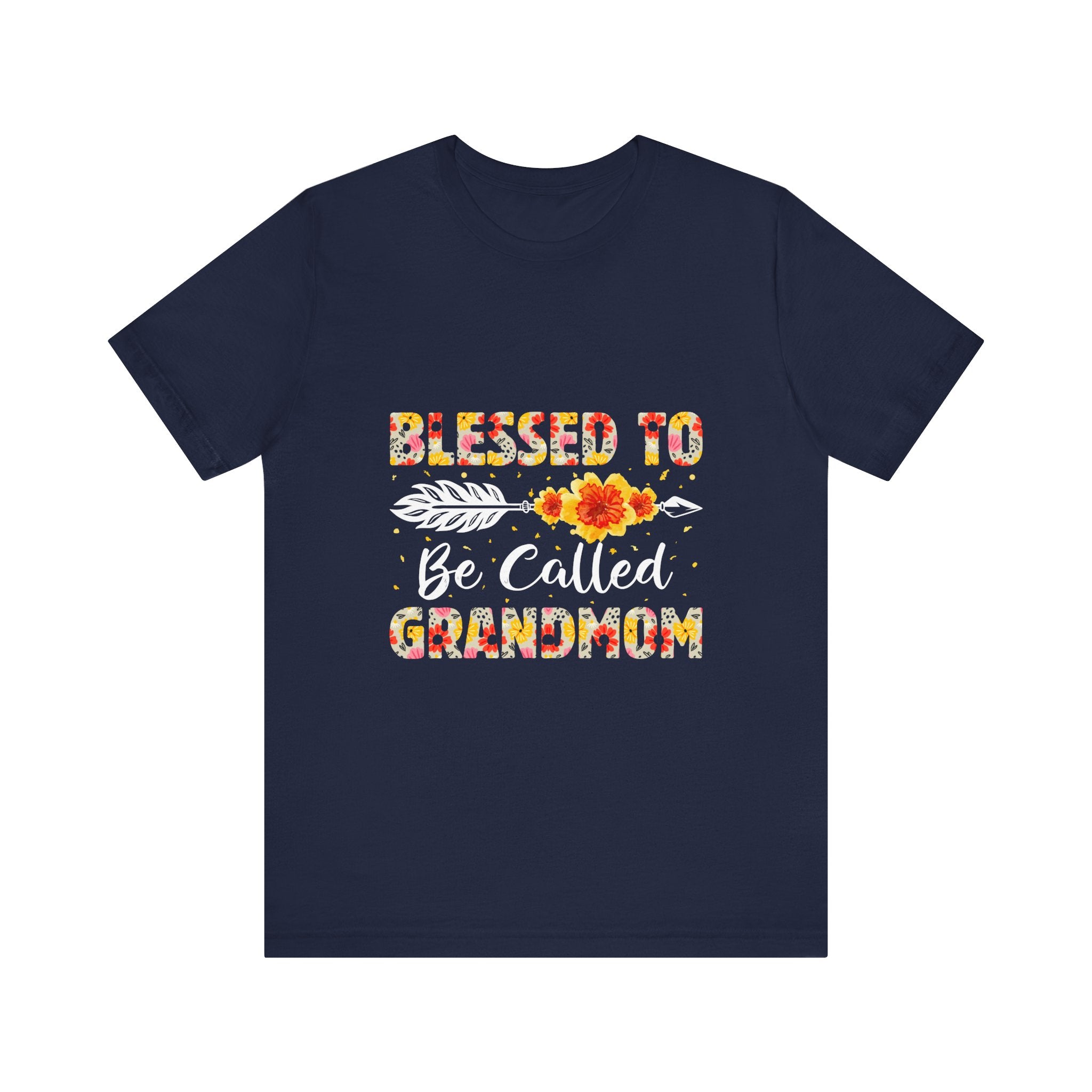 Blessed to Be Called Grandma T-Shirt - Floral Design for Grandmothers, Perfect Gift for Mother's Day