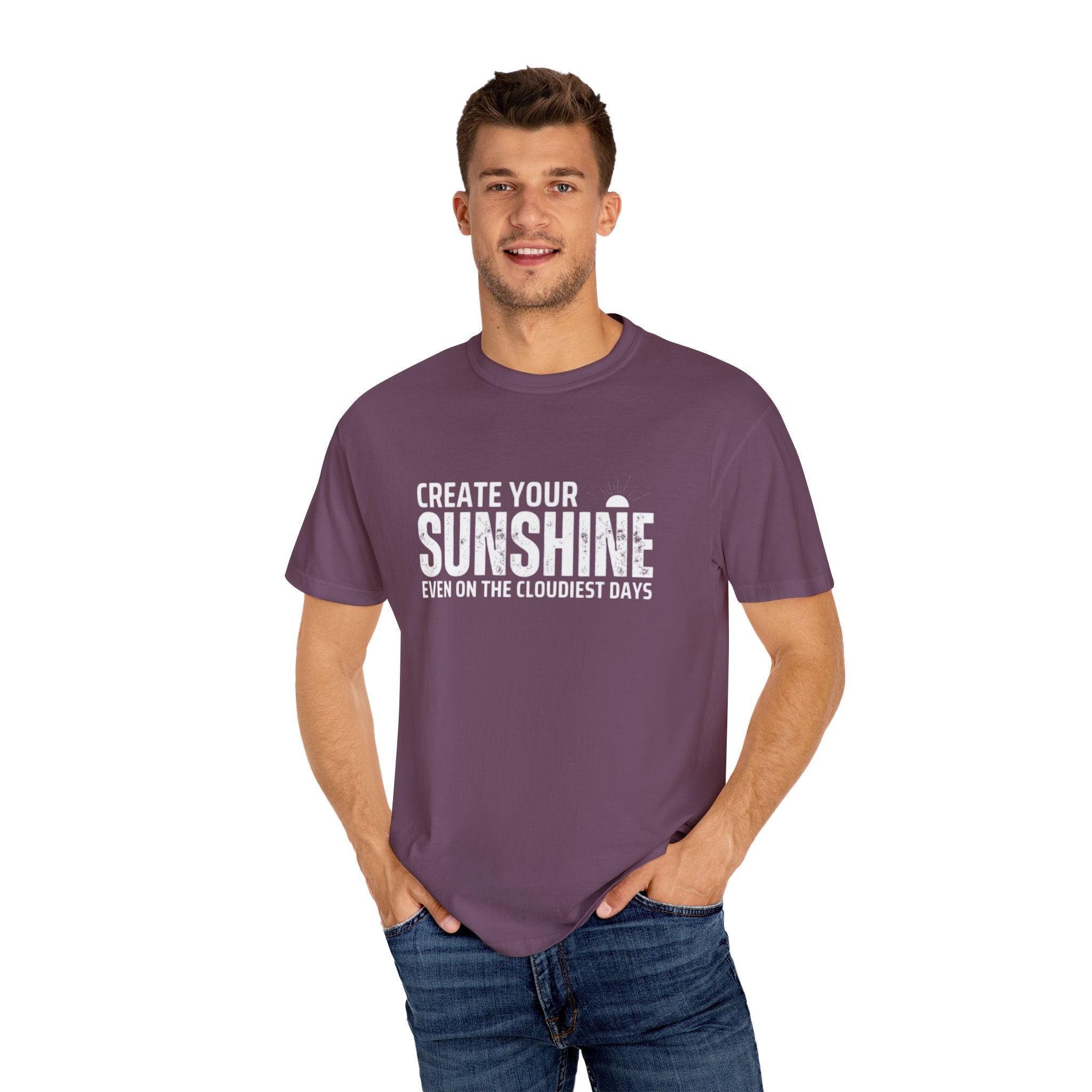 Inspirational Unisex T-Shirt - "Create Your Sunshine" Design