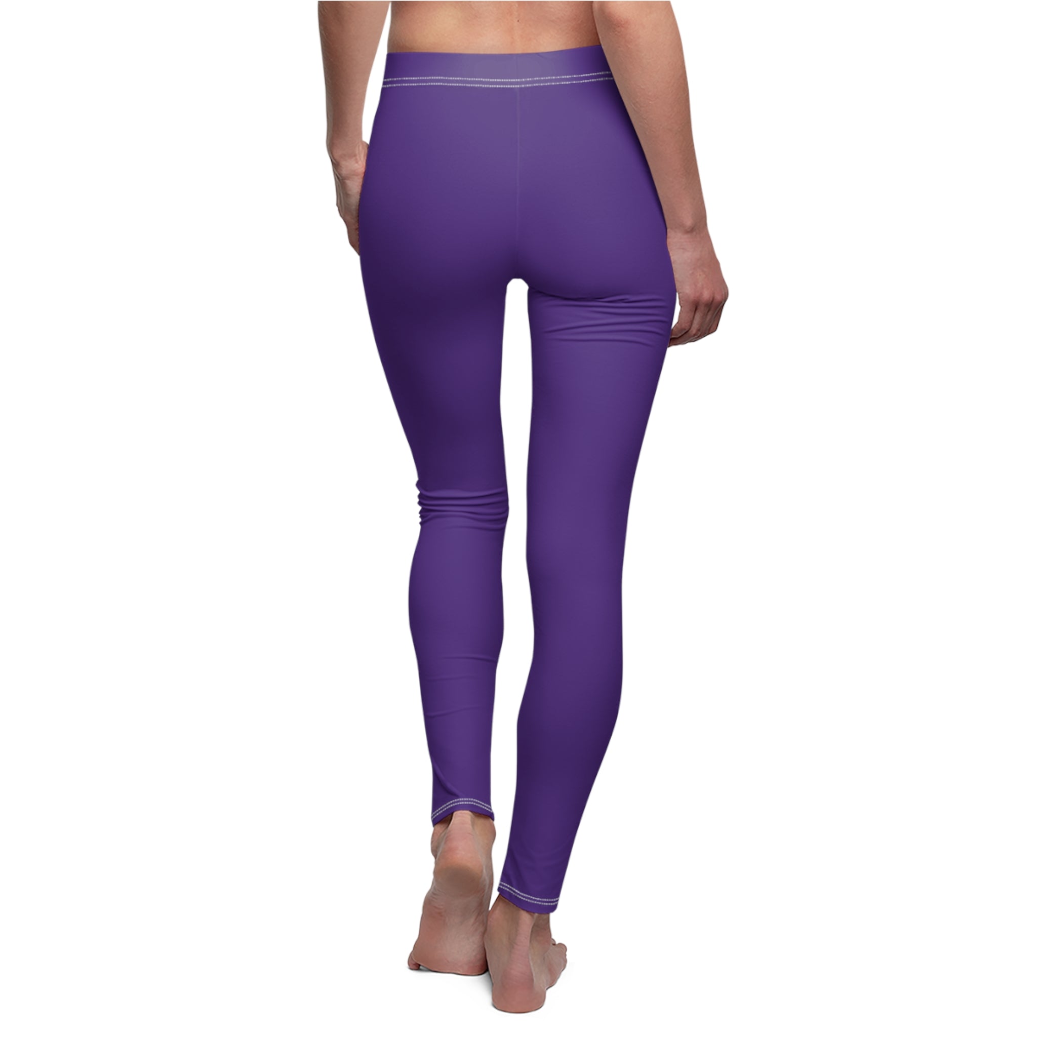Purple Stylish Women's Casual Leggings, Trendy Activewear, Comfortable Yoga Pants, Perfect Gift for Fitness Lovers, Everyday Wear