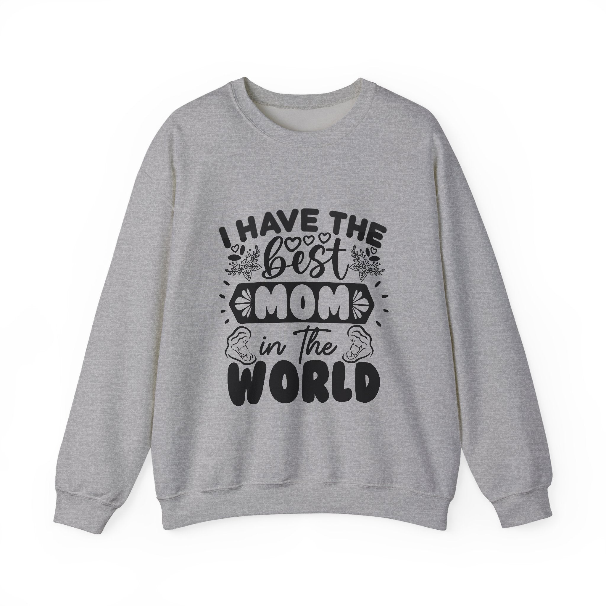 Best Mom Crewneck Sweatshirt - Unisex Heavy Blend™ - Perfect Gift for Mother's Day