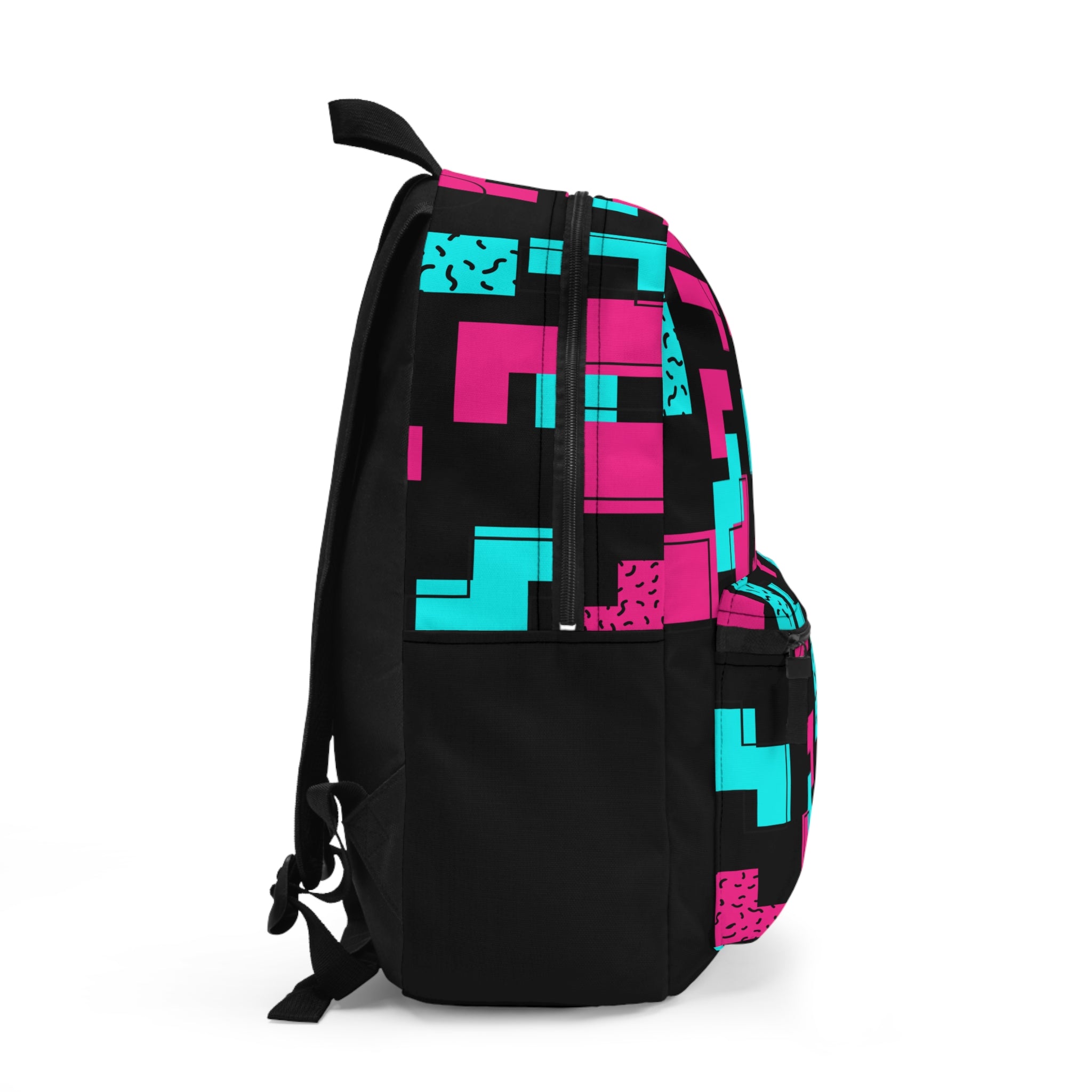 Colorful Geometric Backpack - Trendy School Bag, Unique Gift, Travel Backpack, Stylish Accessory, Back to School Essentials