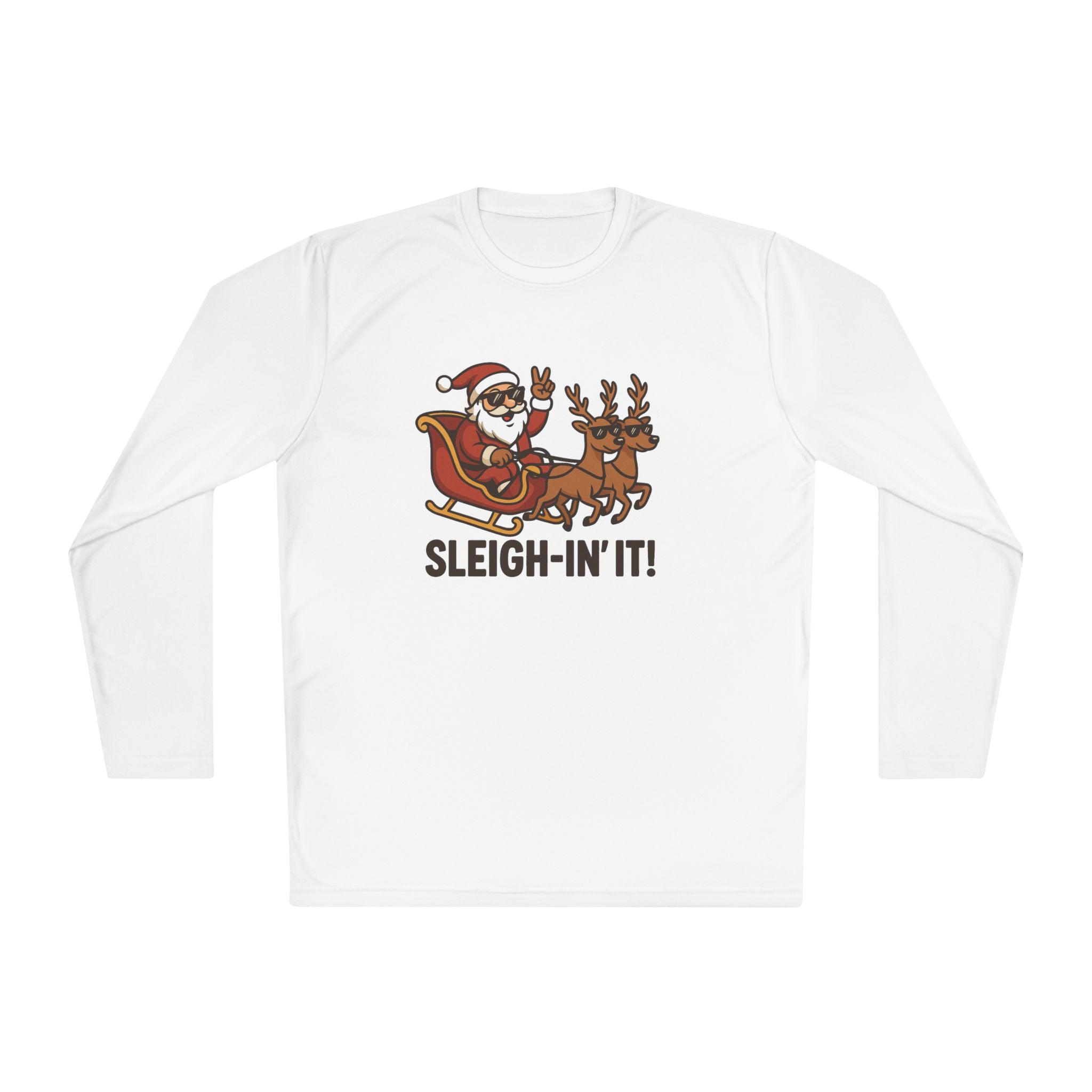 Sleigh-in' It Unisex Lightweight Long Sleeve Tee