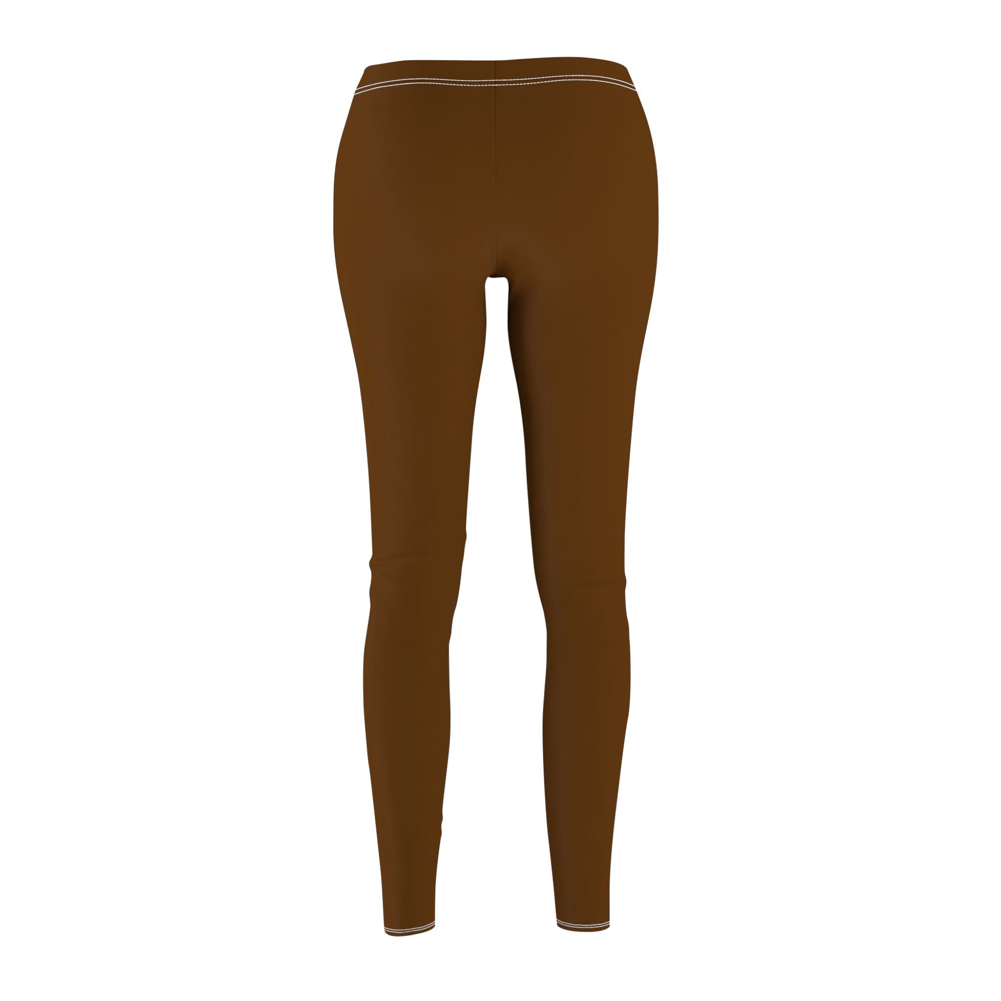 Brown Stylish Women's Casual Leggings, Trendy Activewear, Comfortable Yoga Pants, Perfect Gift for Fitness Lovers, Everyday Wear