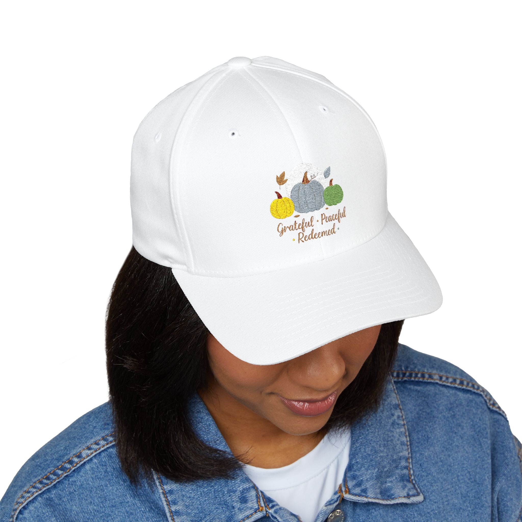 Grateful Beautiful Relaxed Cap - Embroidered Hat for Outdoor Fun, Gift for Nature Lovers, Casual Wear, Harvest Festivals, Daily Use, [...]