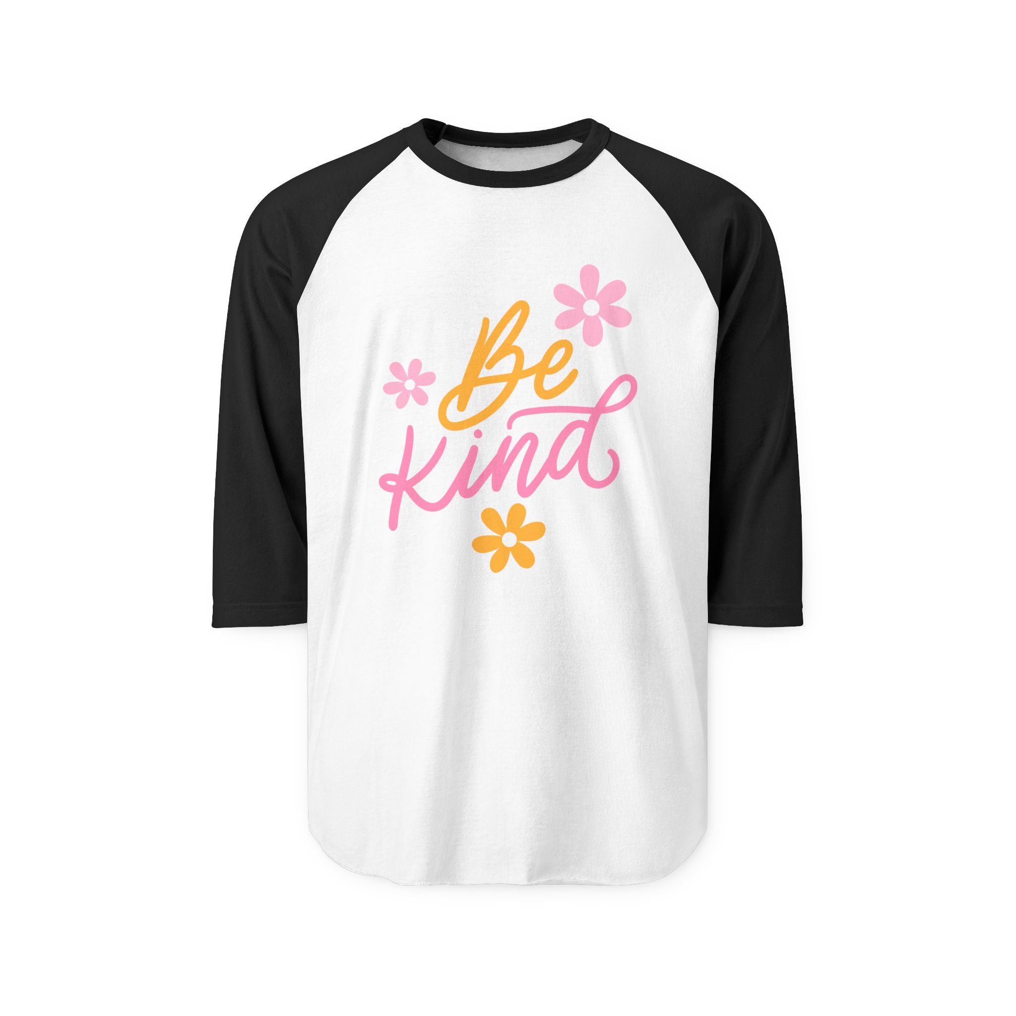 Unisex Be Kind Raglan Shirt, Kindness Shirt, Positive Message Tee, Inspirational Gift, Casual Everyday Wear