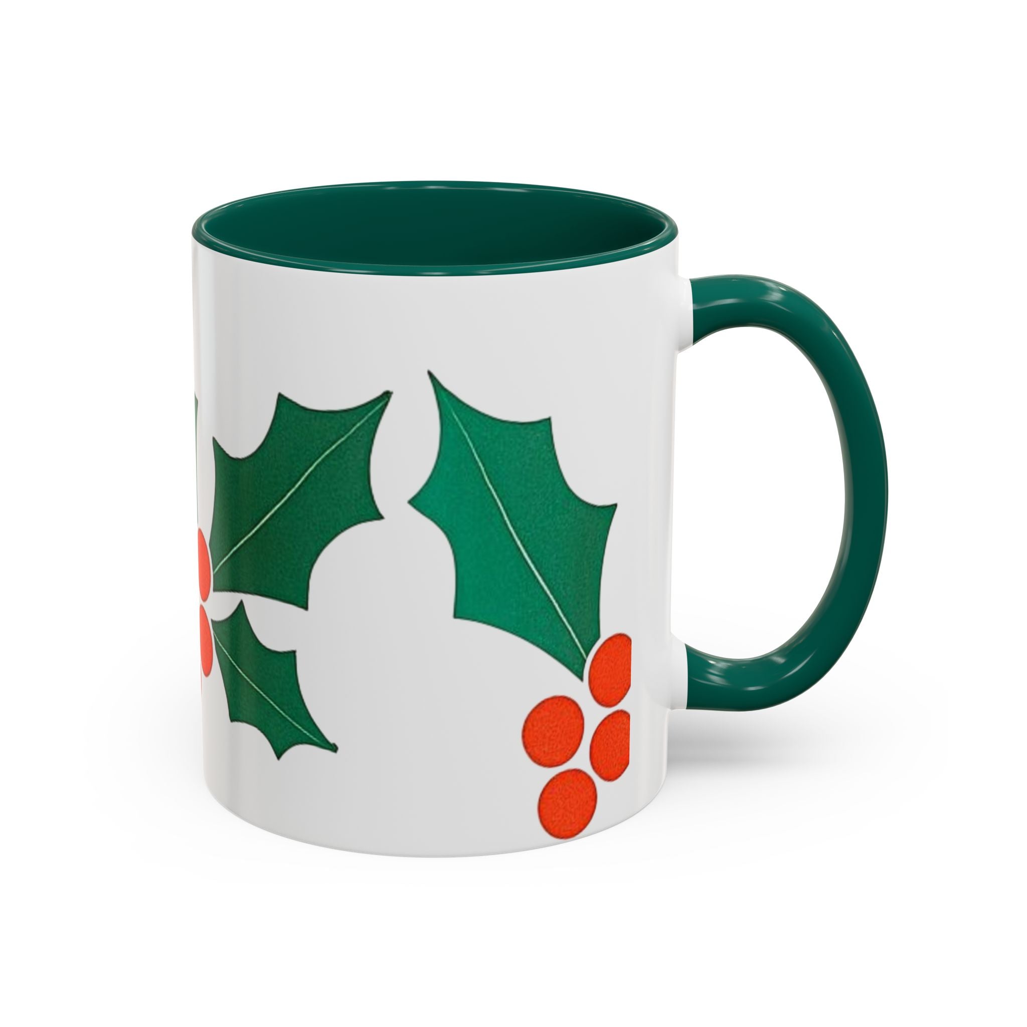 Holiday-Themed Coffee Mug, Christmas Mug, Colorful Mug, Festive Drinkware, Gift for Coffee Lovers, Winter Holidays