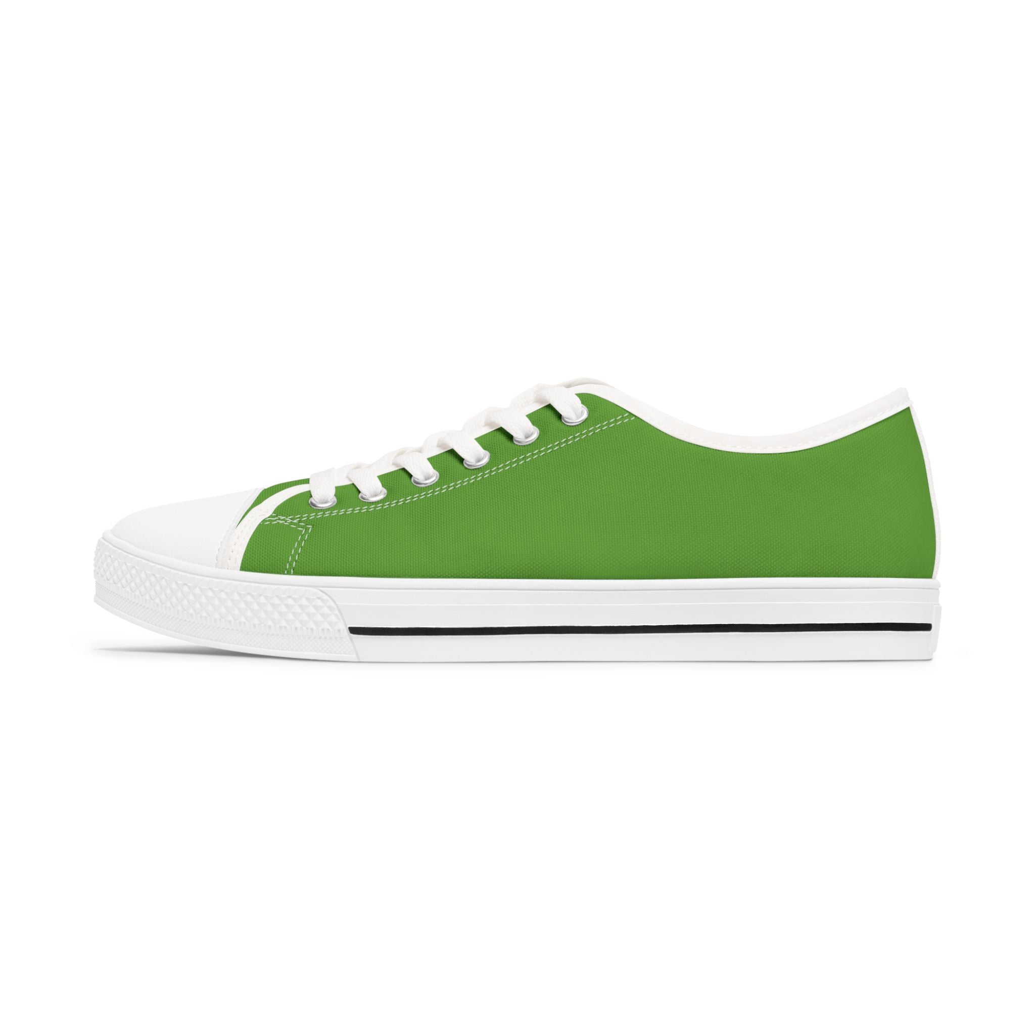 Lime colored Stylish Women's Low Top Sneakers - Casual, Comfortable, Everyday Wear, Perfect for Summer, Striped Sneakers, Trendy Footwear **Progress Over Perfection"