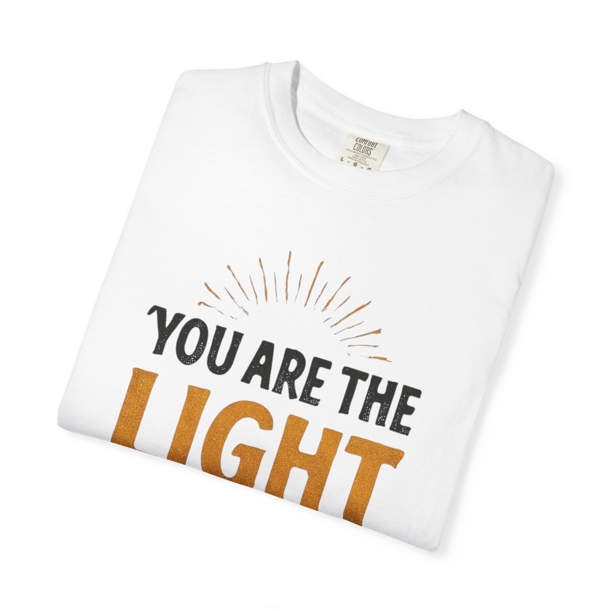 Inspirational T-Shirt with 'You Are the Light of the World' Design, Motivational Tee for Faith, Spiritual Gifts, Religious Apparel, [...]