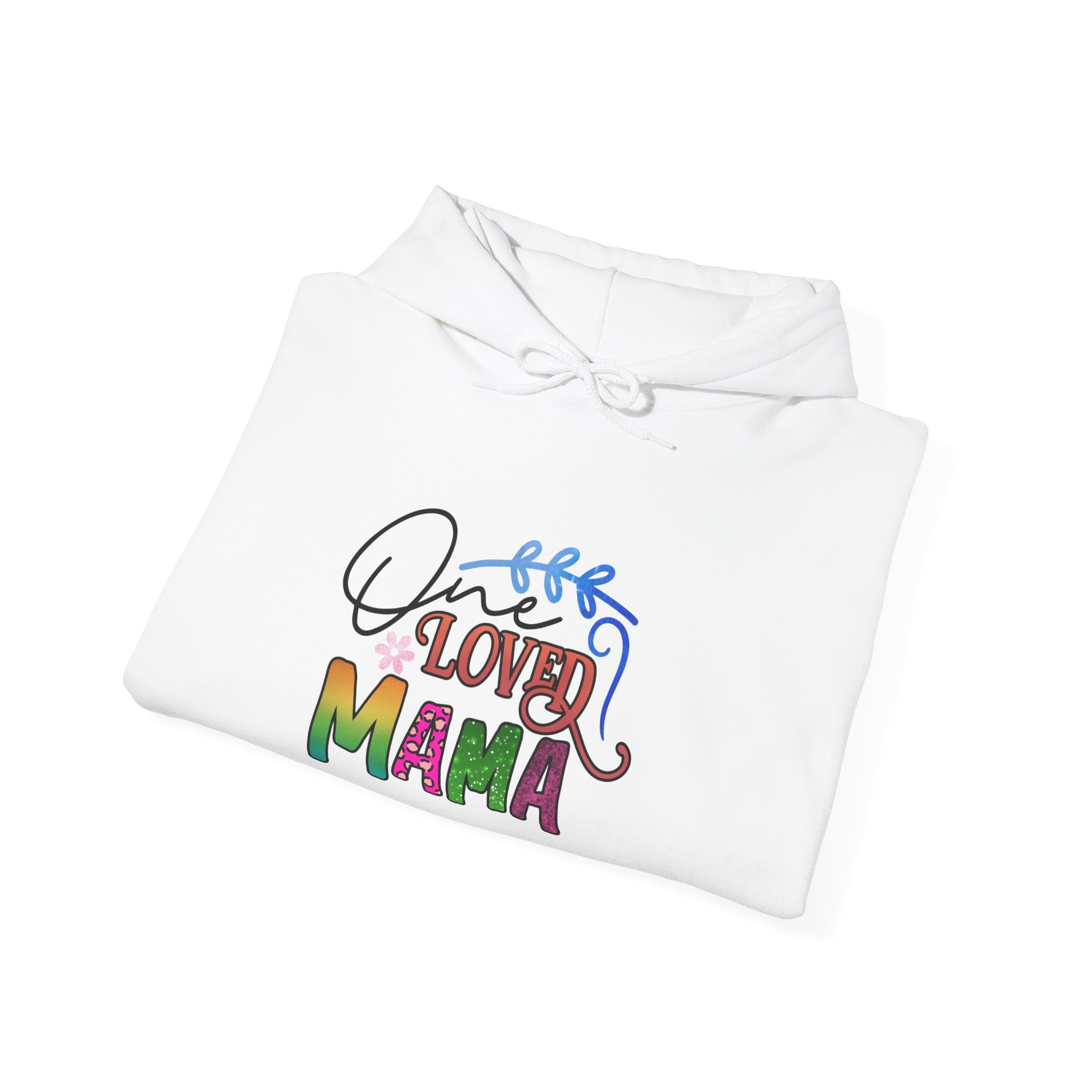 Loved Mama Hoodie - Unisex Heavy Blend™ Sweatshirt for Moms