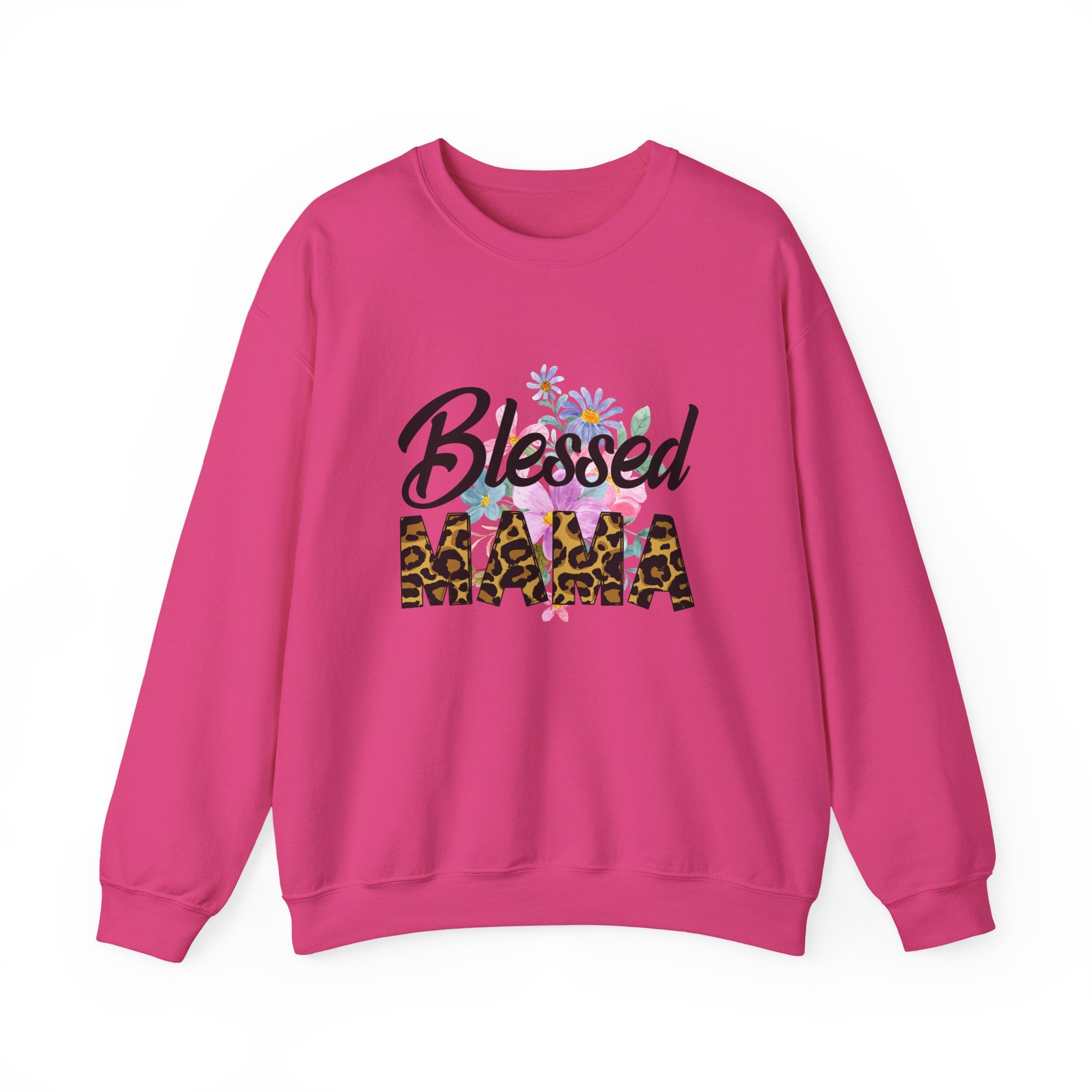 Blessed Mama Unisex Heavy Blend Crewneck Sweatshirt