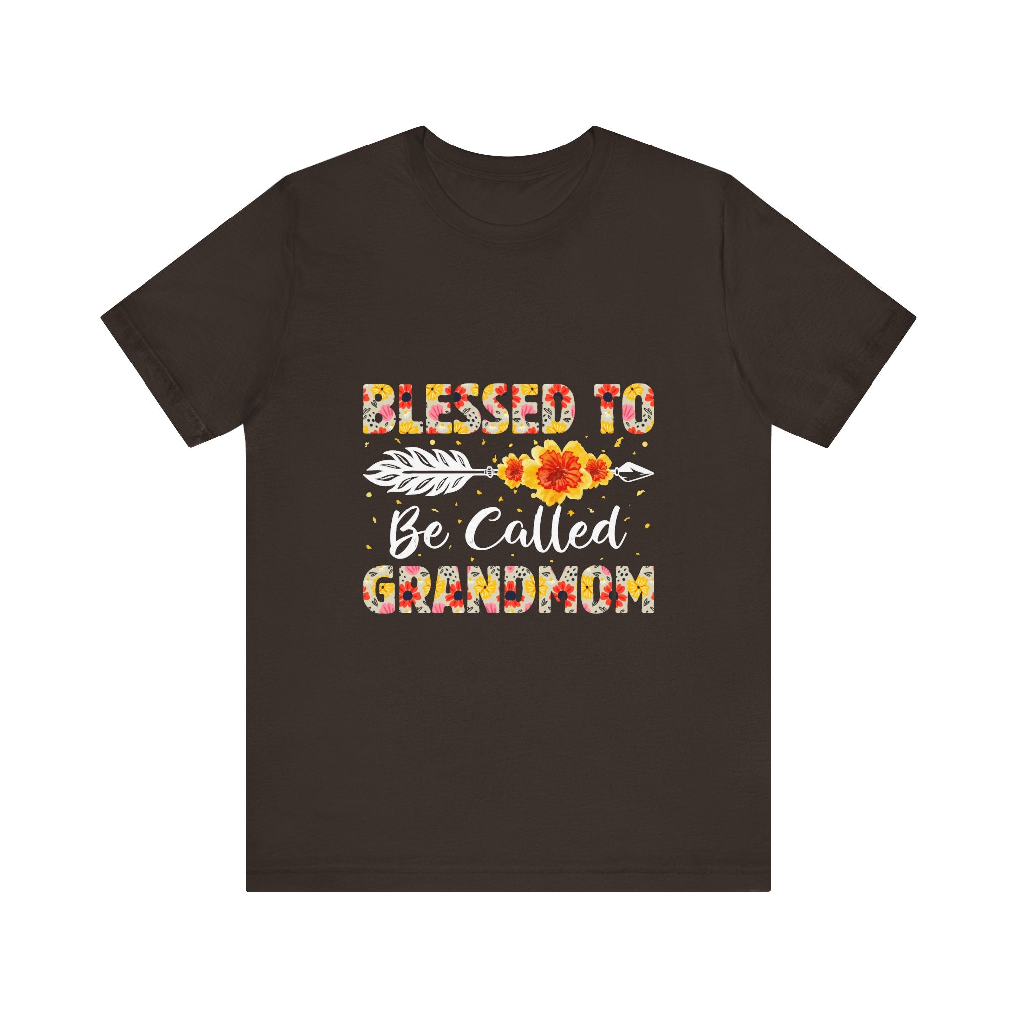Blessed to Be Called Grandma T-Shirt - Floral Design for Grandmothers, Perfect Gift for Mother's Day