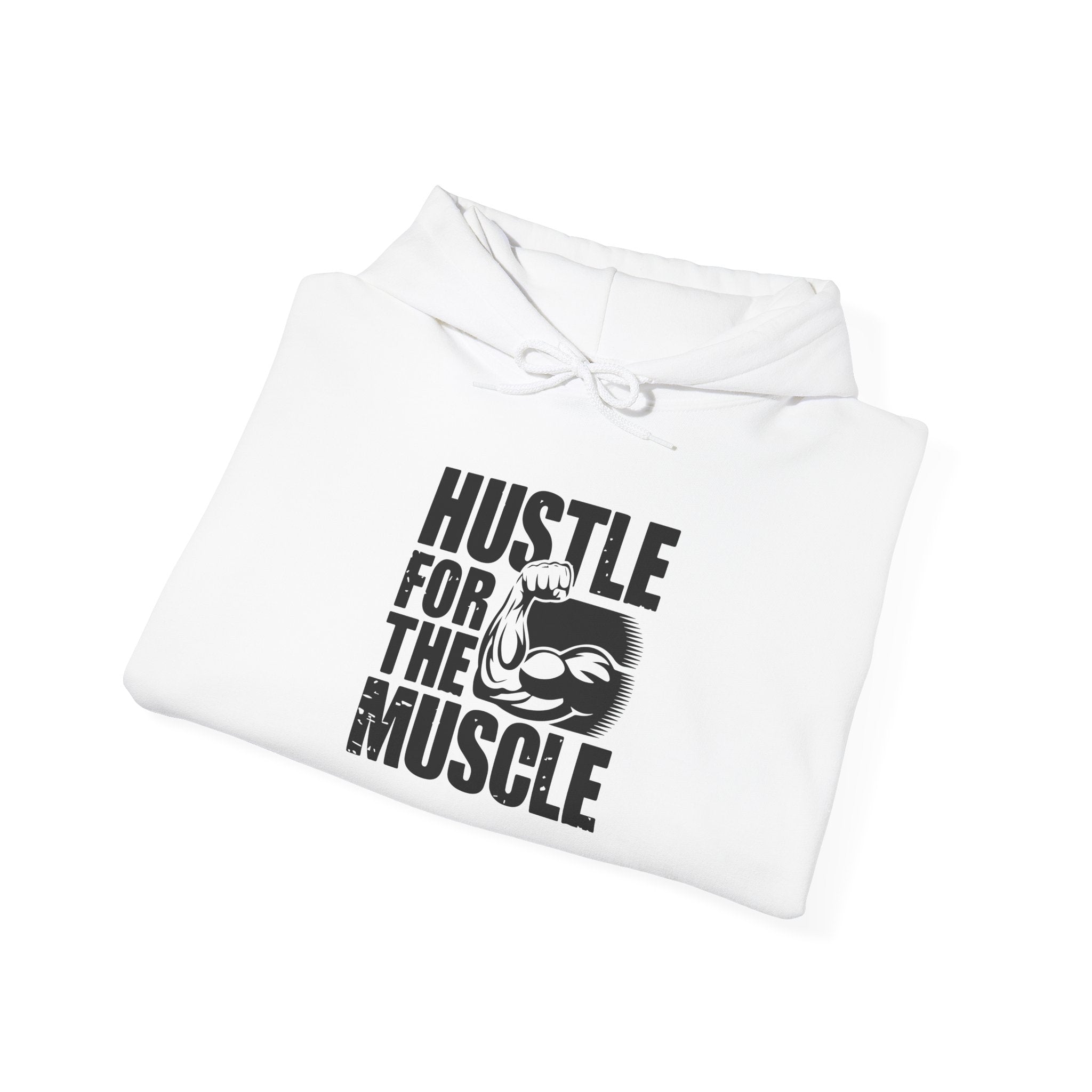 Hustle for the Muscle Sweatshirt - Unisex Heavy Blend™ Hoodie for Fitness Enthusiasts