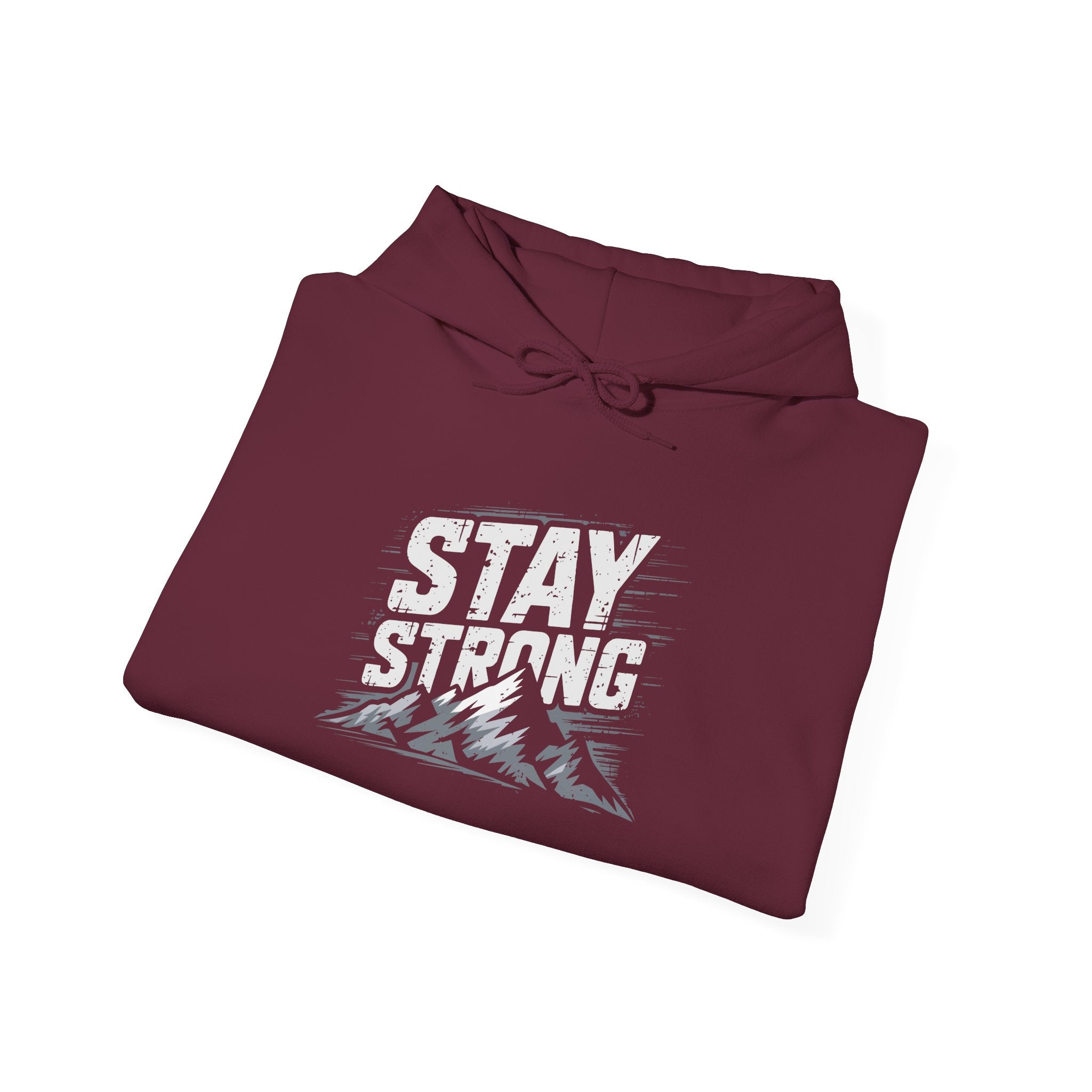 Stay Strong Unisex Heavy Blend™ Hooded Sweatshirt - Cozy Motivational Apparel