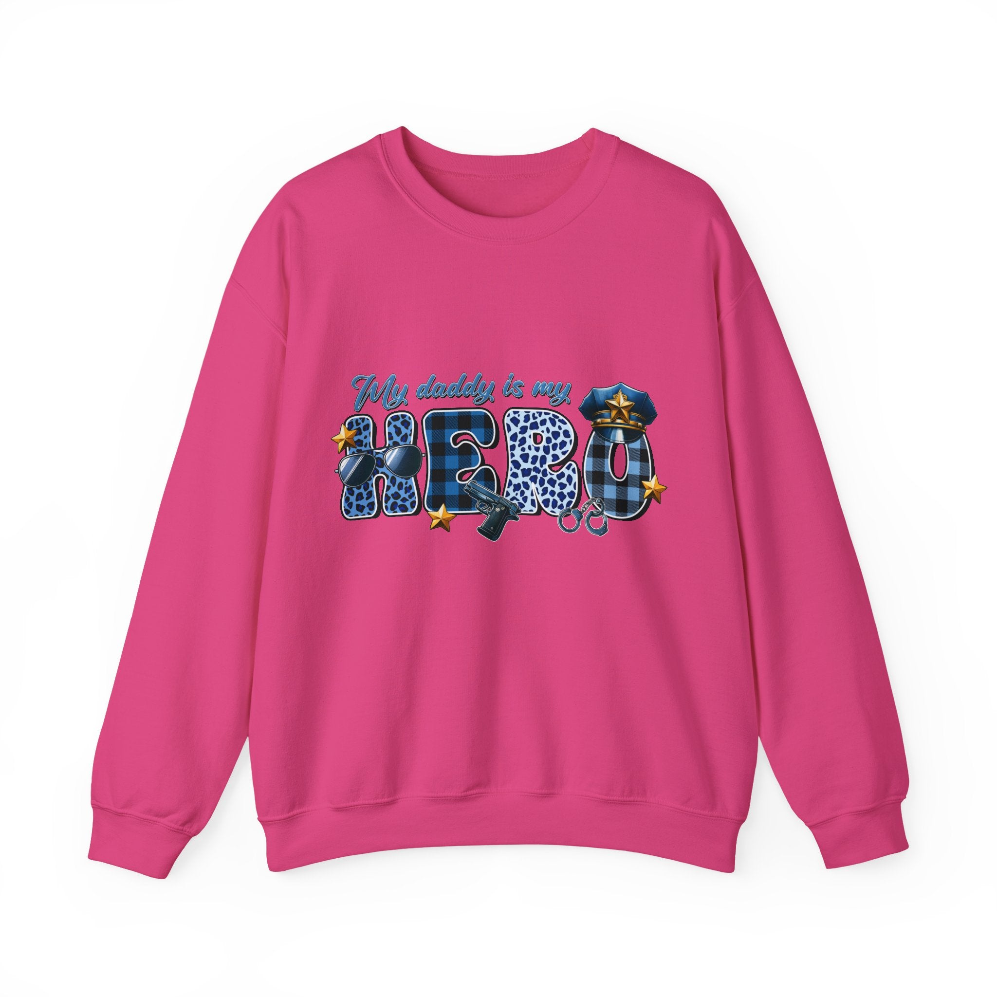 "My Daddy is My Hero" Unisex Crewneck Sweatshirt