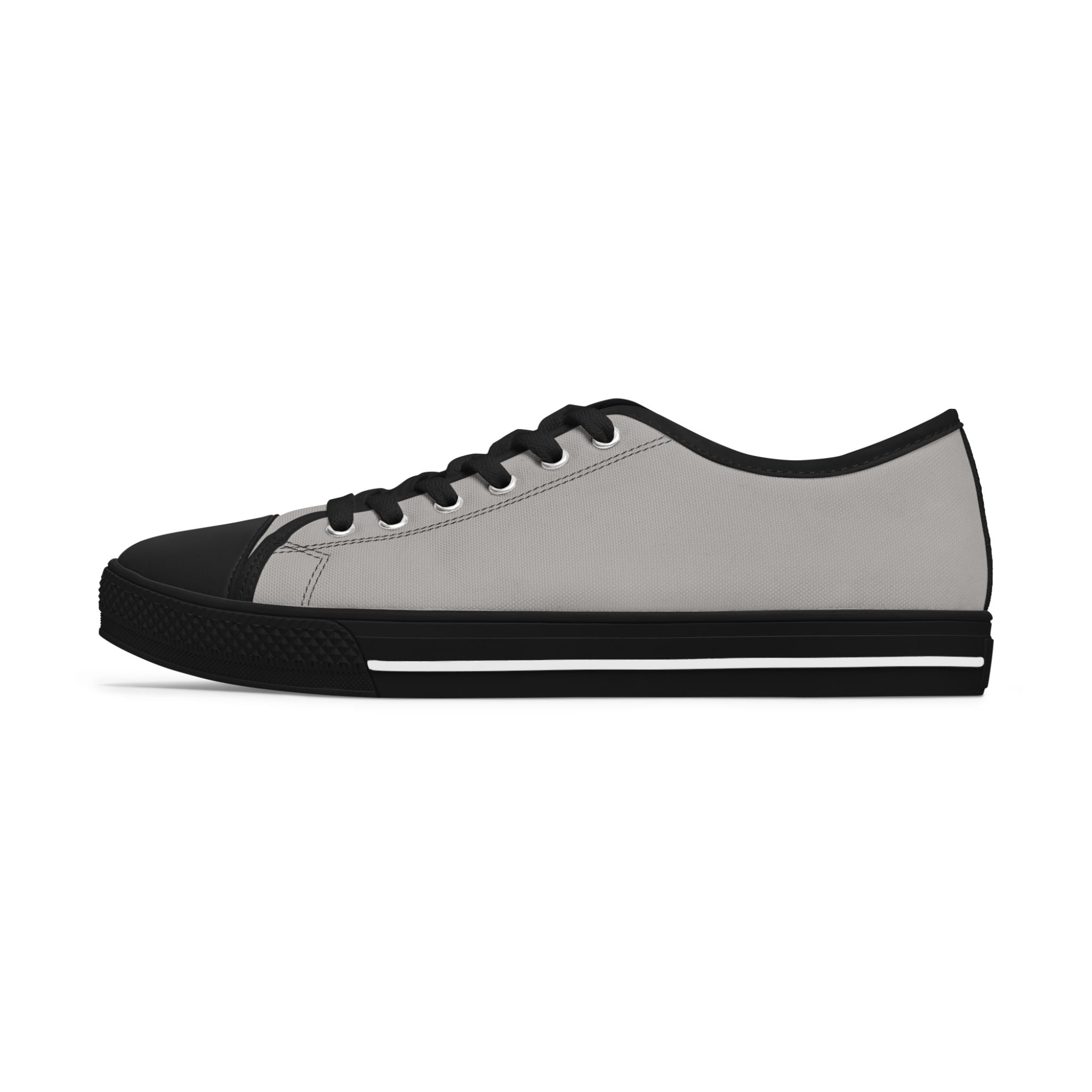 Grey Stylish Women's Low Top Sneakers **Progress over Perfection** - Casual, Comfortable, Everyday Wear, Perfect for Summer, Striped Sneakers, Trendy Footwear **Progress Over Perfection"