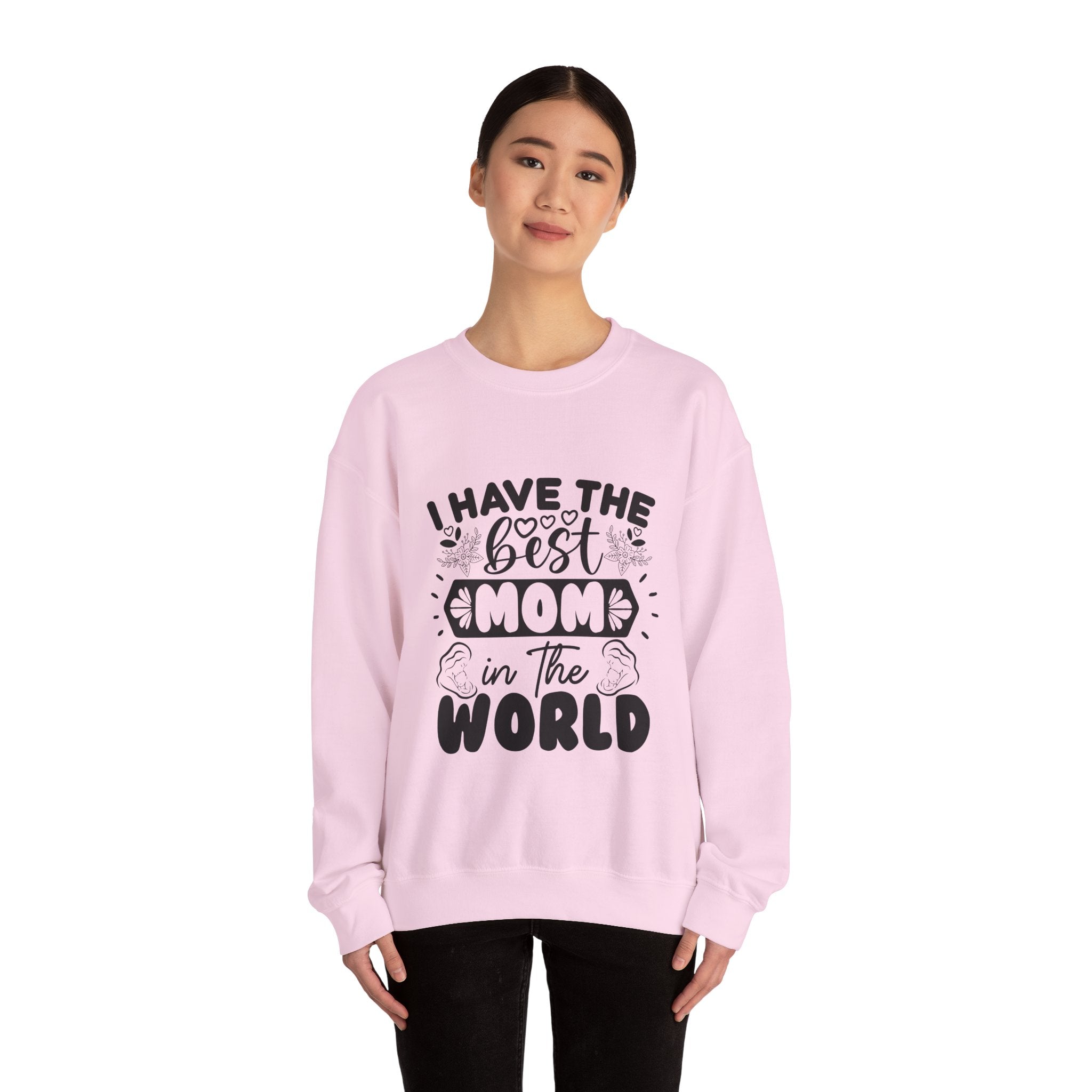 Best Mom Crewneck Sweatshirt - Unisex Heavy Blend™ - Perfect Gift for Mother's Day