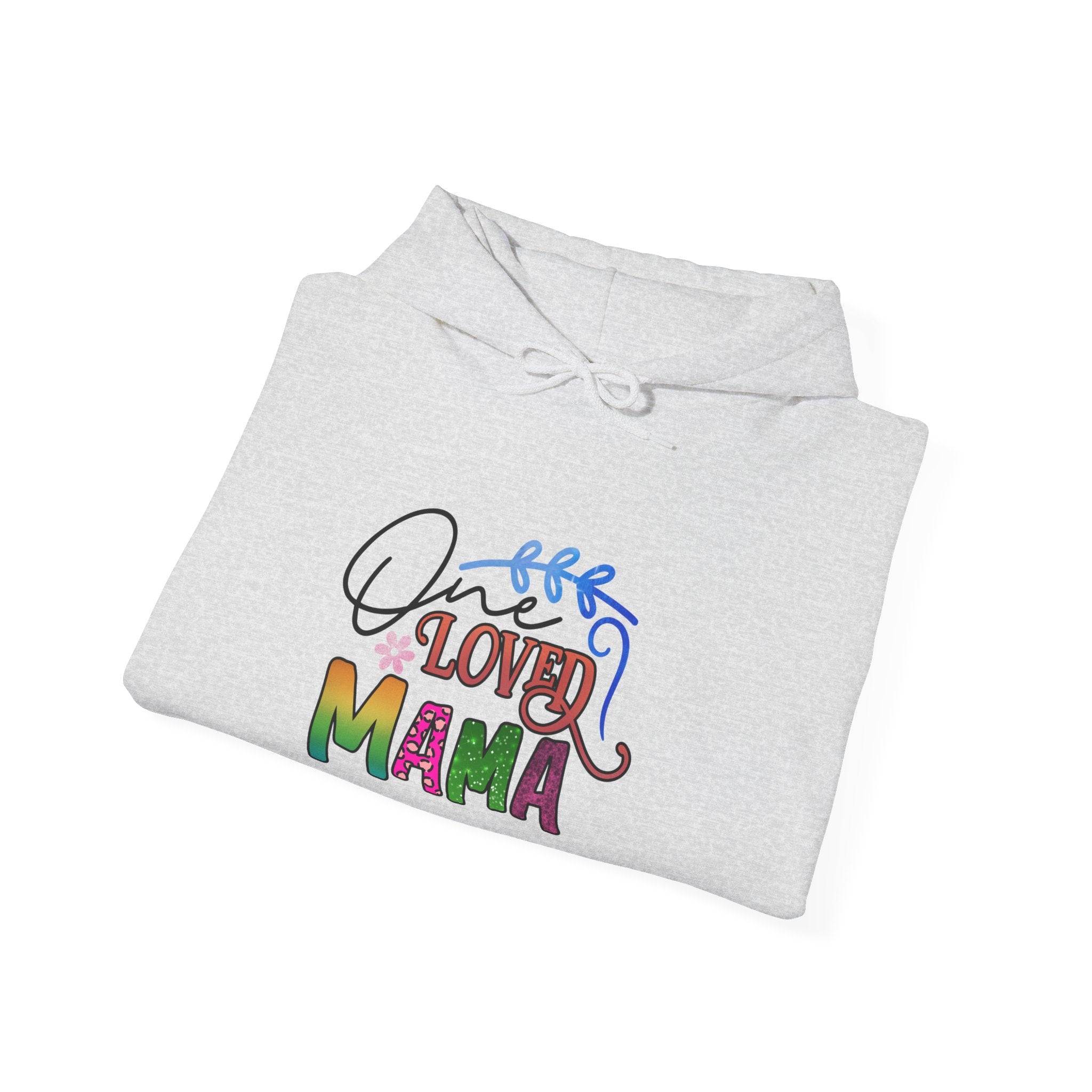 Loved Mama Hoodie - Unisex Heavy Blend™ Sweatshirt for Moms