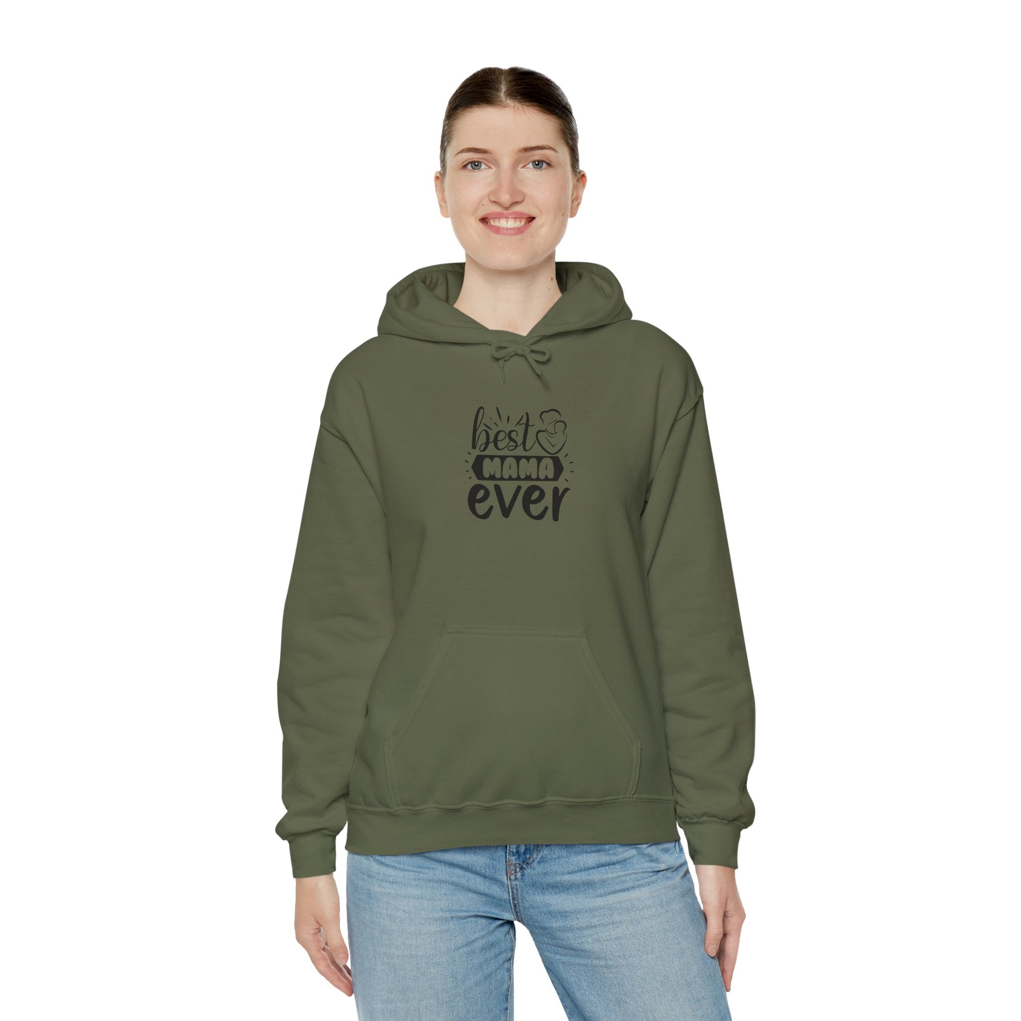 Best Mama Ever Hooded Sweatshirt - Unisex Heavy Blend