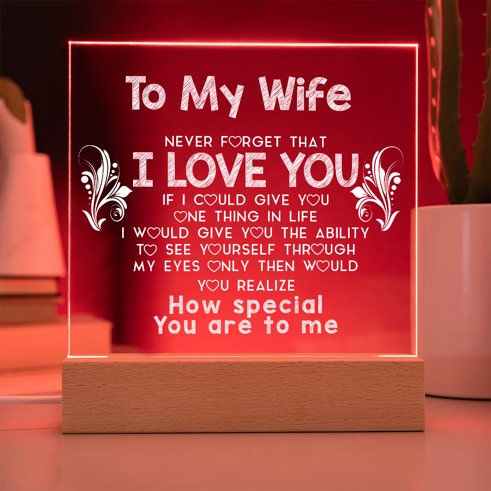 Square Acrylic Plaque
