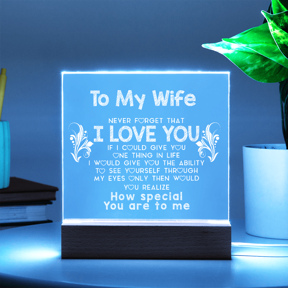Square Acrylic Plaque