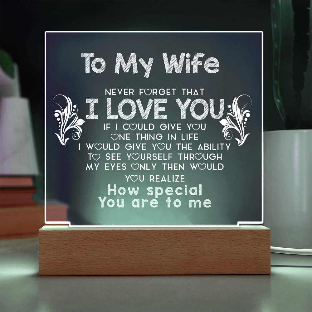 Square Acrylic Plaque