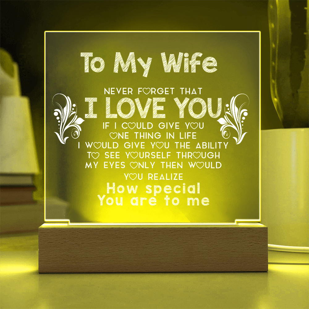 Square Acrylic Plaque
