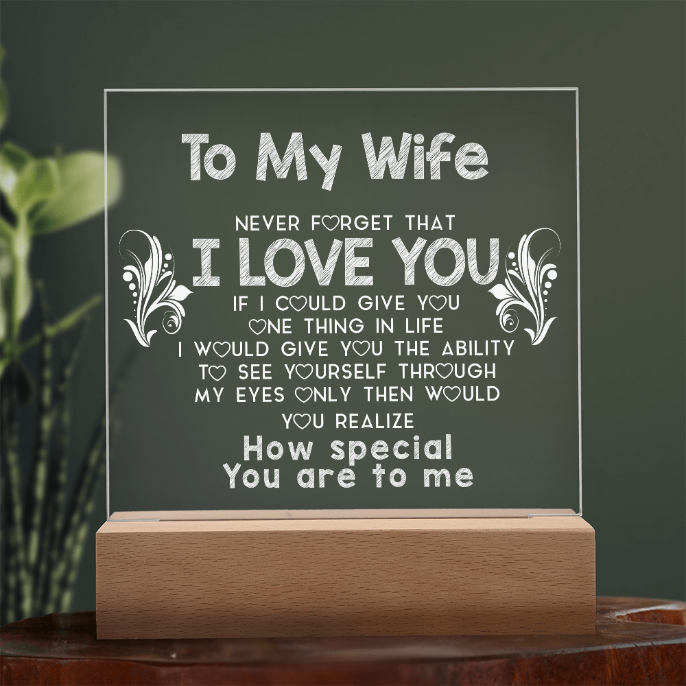 Square Acrylic Plaque